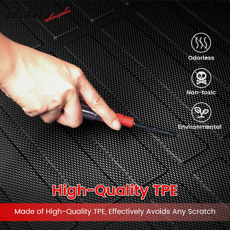 Fits 24-26 Toyota Grand Highlander & Lexus TX350 TPE Rear Cargo Trunk Tray Mats