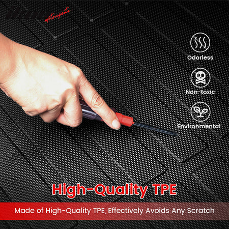 Fits 24-26 Toyota Grand Highlander & Lexus TX350 TPE Rear Cargo Trunk Tray Mats