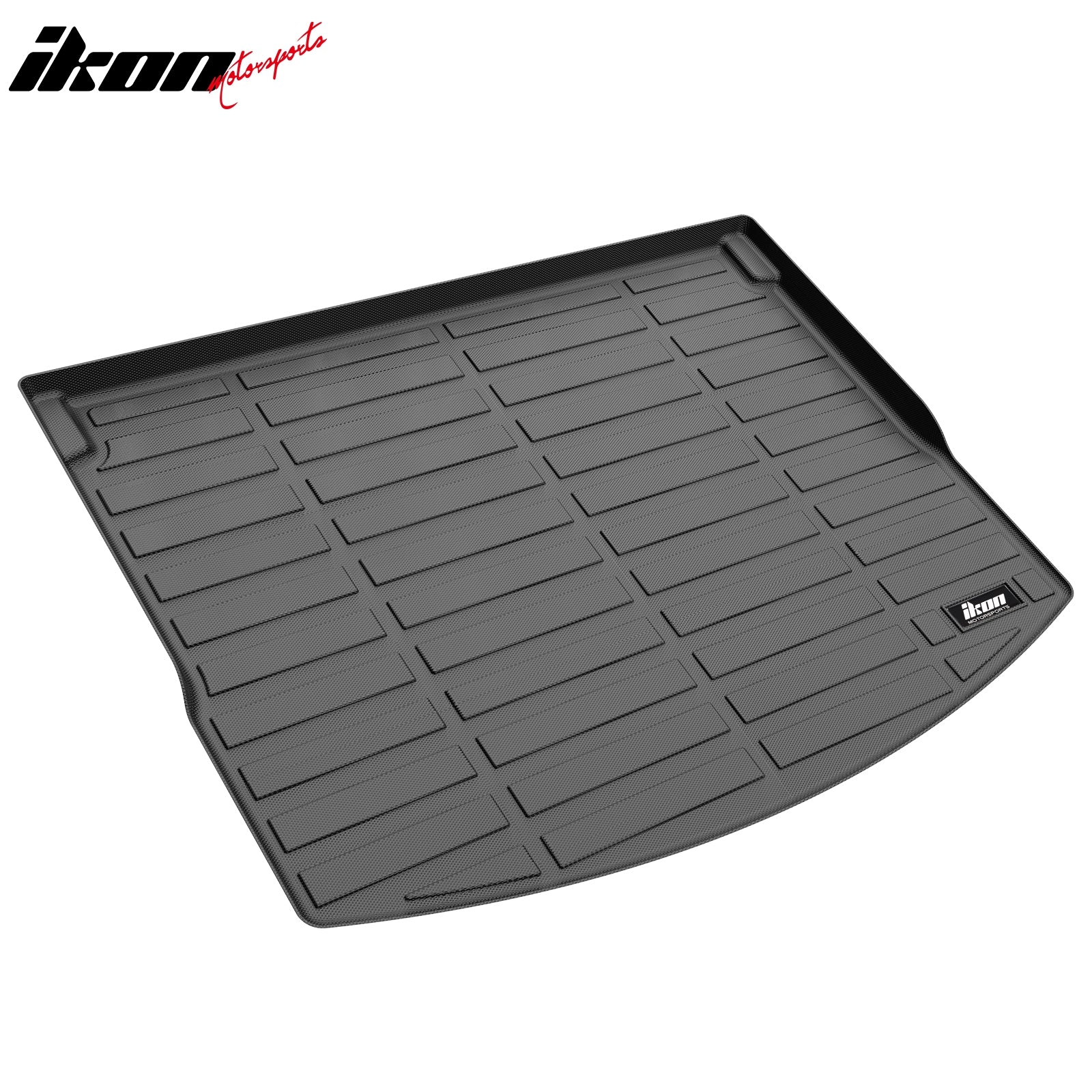 IKON MOTORSPORTS TPE Cargo Trunk Liner, Compatible with 2021-2024 Chevrolet Trailblazer, Custom Fit All Weather Protection Heavy Duty 3D Rear Trunk Tray Cargo Mats Protector, Black