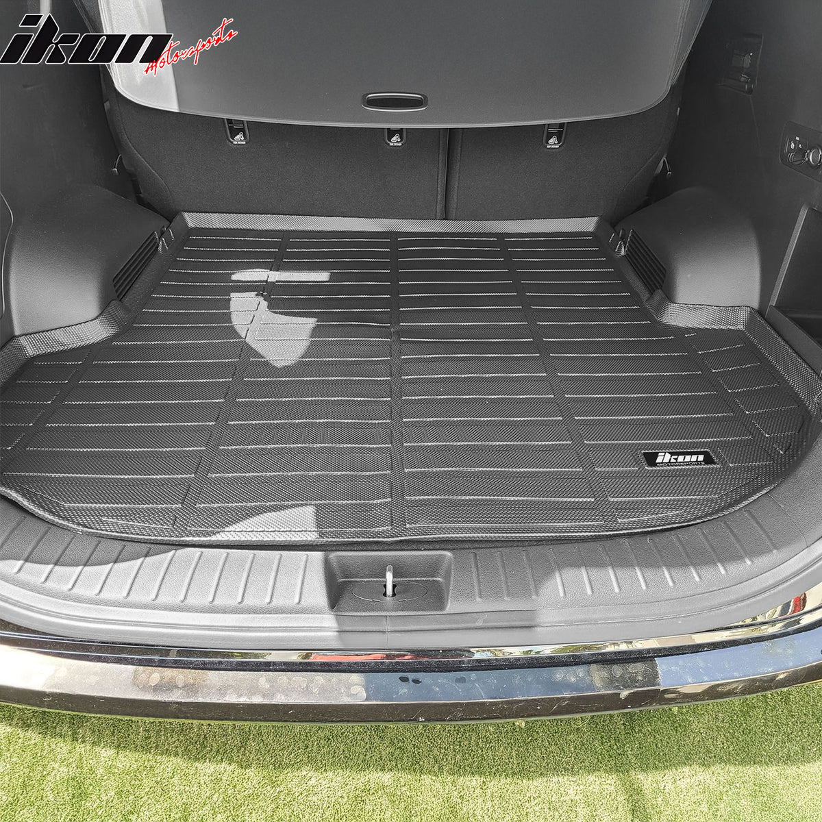 Fits 21-23 Hyundai Santa Fe 3D TPE All Weather Rear Cargo Liner Trunk Tray Mats