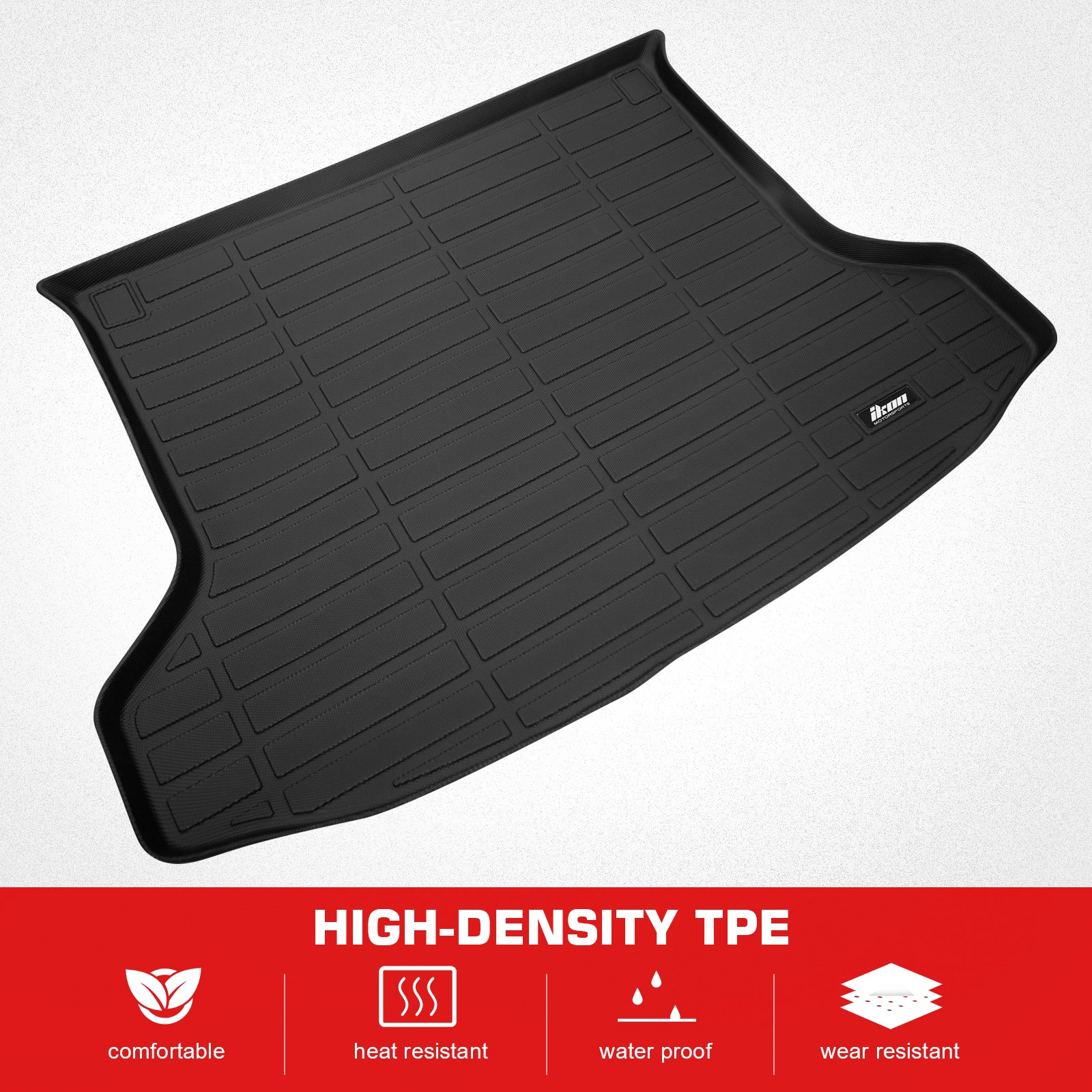 Fits 19-25 INFINITI QX50 3D TPE Rear Trunk Mat Cargo Liner Pad + Cargo Cover