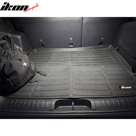Fits 19-23 Jeep Cherokee TPE All Weather Waterproof 3D Rear Cargo Area Trunk Mat