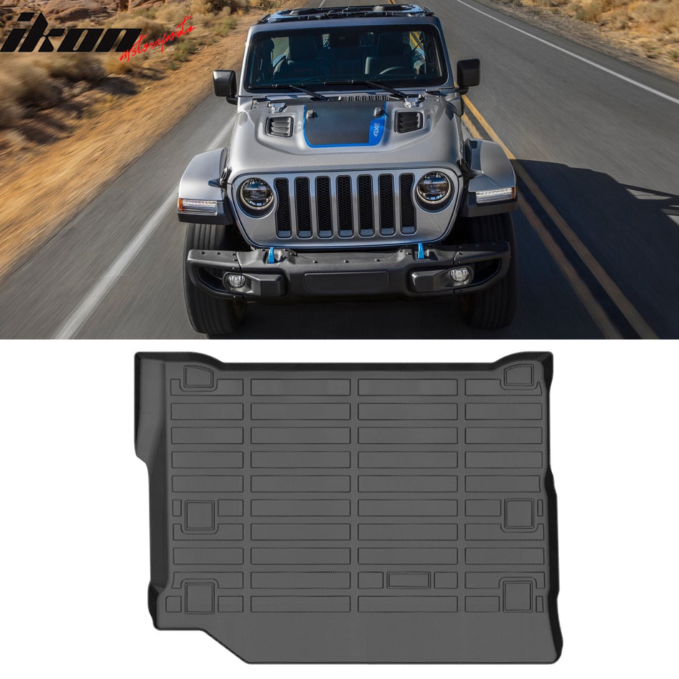 2021-2023 Jeep Wrangler 4xe All Weather 3D Rear Trunk Mat Cargo TPE