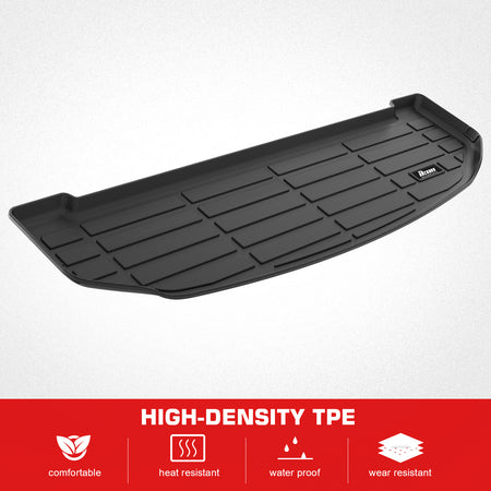 Fits 21-25 Kia Sorento 3D Molded TPE Rear Trunk Mat Cargo Liner Pad +Cargo Cover