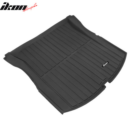 Fits 24-25 Tesla Model 3 Highland TPE Car All Weather Rear Cargo Trunk Tray Mats