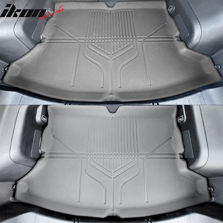 Fits 18-23 Subaru Crosstrek Impreza 5Dr Trunk Mat + Backrest Mats Cover - XPE