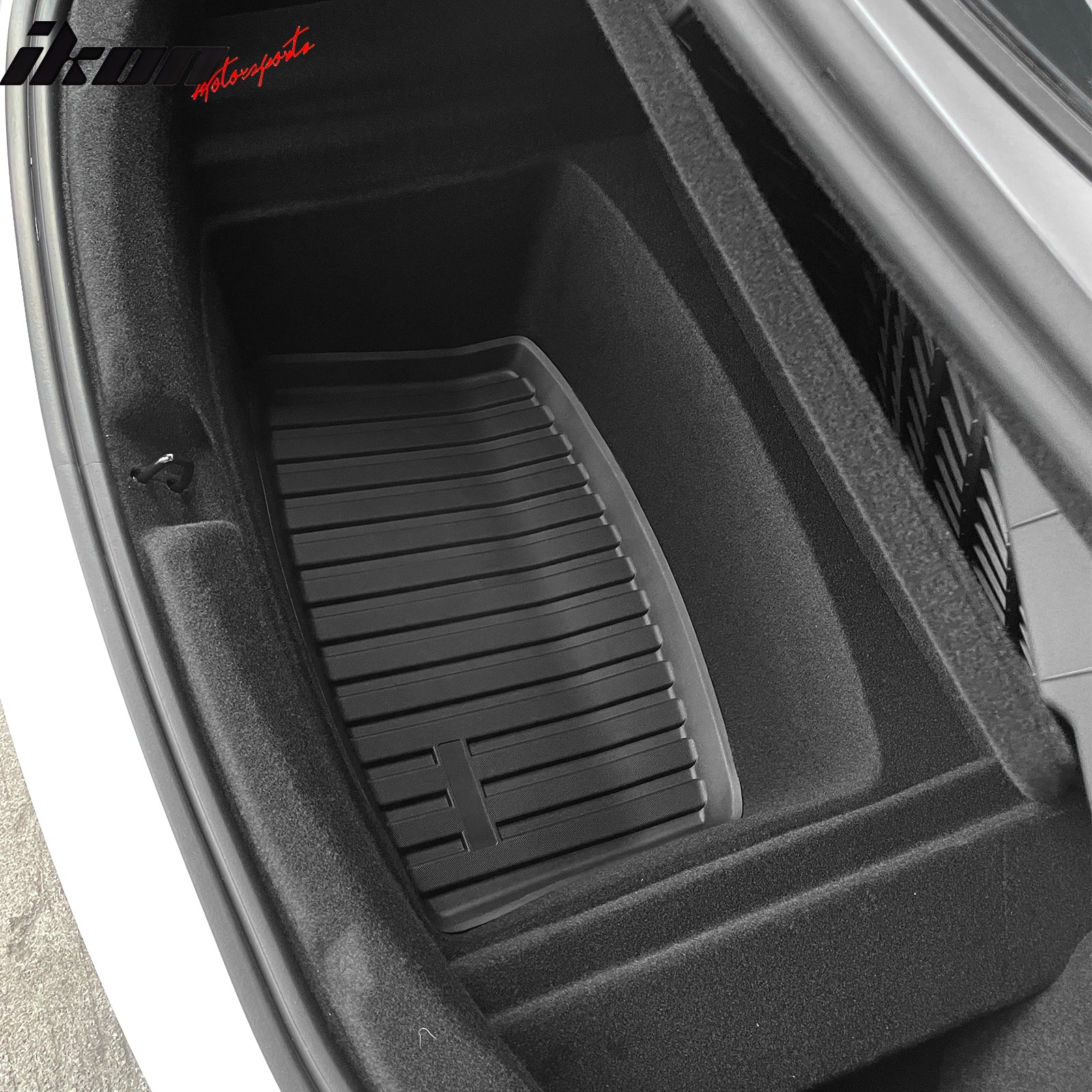 Fits 24-25 Tesla Model 3 Highland TPE Auto Car Rear Cargo Trunk Tray Lower Mats