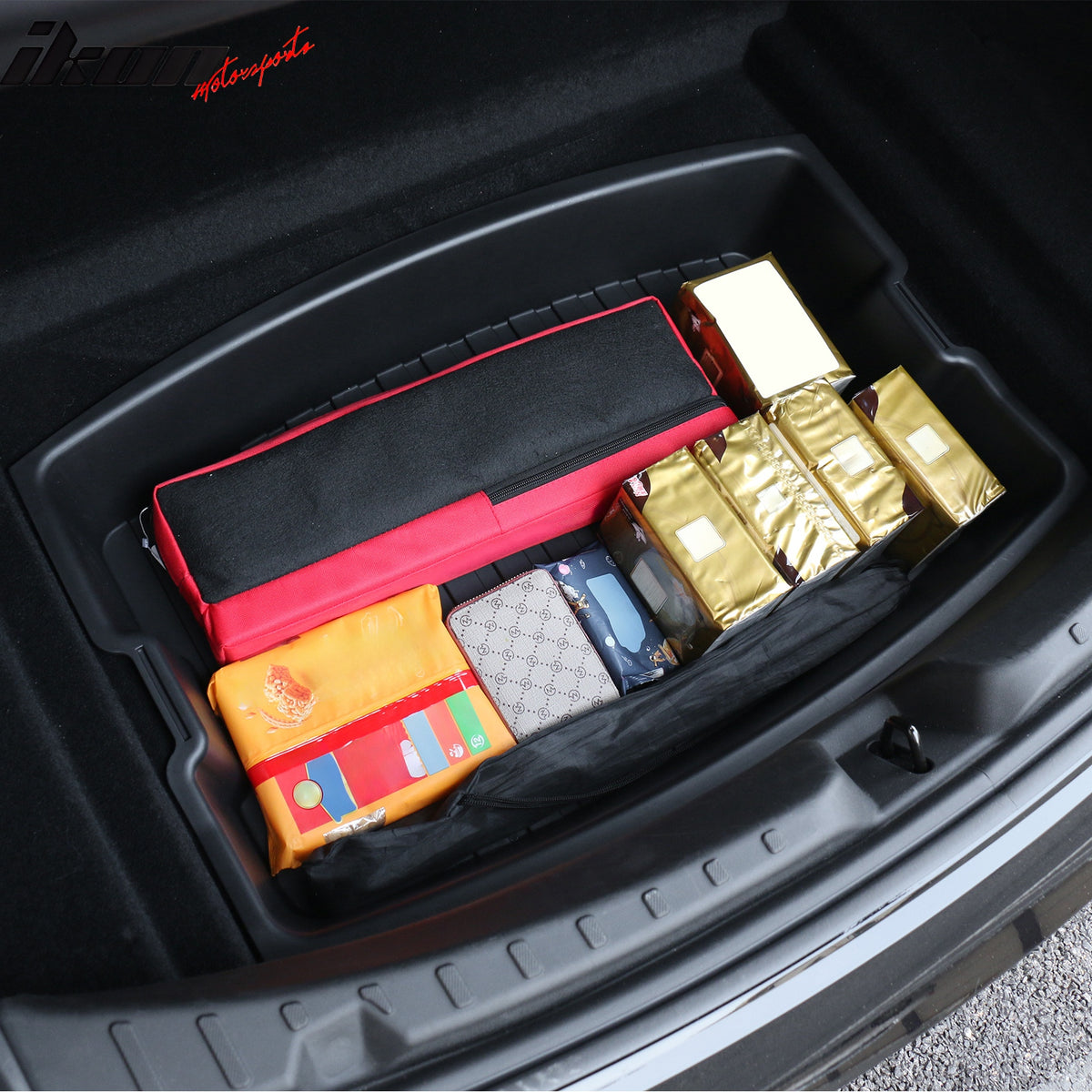 Fits 24-25 Tesla Model 3 Highland Rear Trunk Upper Storage Organizer Tray Box PP