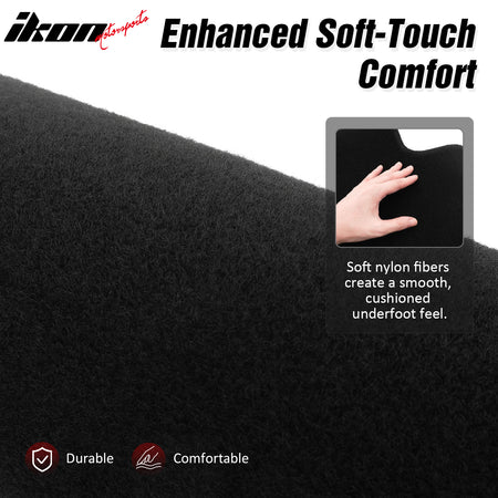 Fits 10-12 Toyota 4Runner Anti-Slip First Second Row Floor Mats Carpet Nylon 4PC