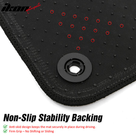 Fits 10-12 Toyota 4Runner Anti-Slip First Second Row Floor Mats Carpet Nylon 4PC