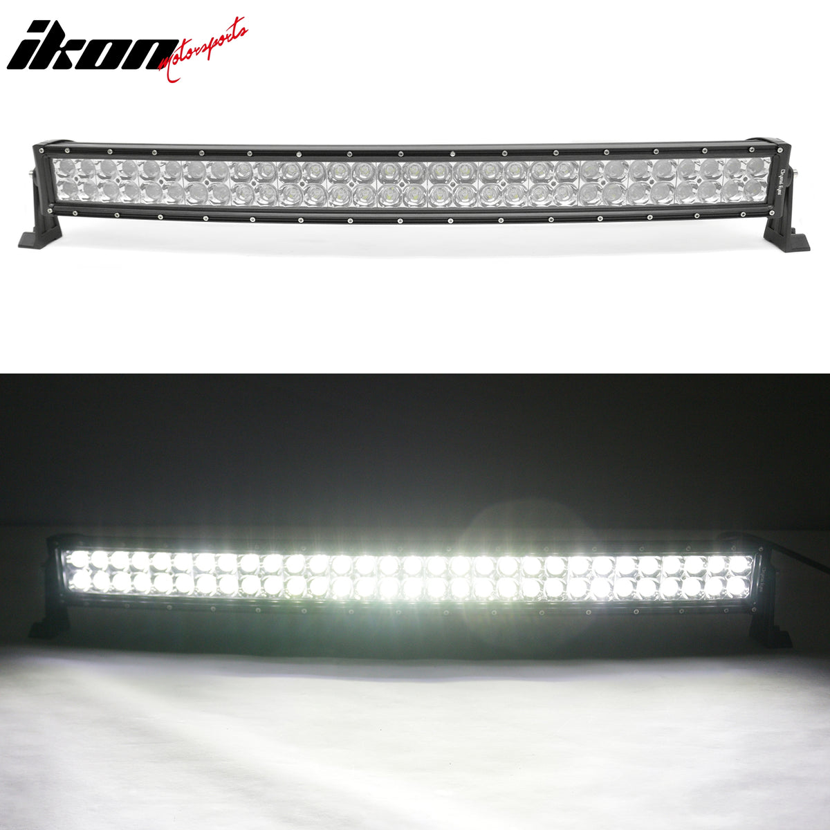 31" 180W LED Work Light Bar Spot Flood Combo Driving Offroad SUV ATV Jeep Truck