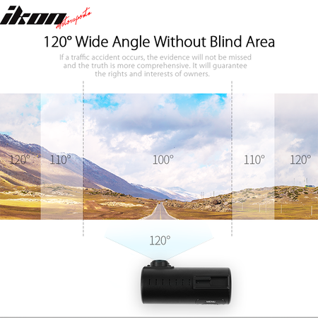 Dash Cam Mini A110 720P 120° Car DVR Camera Video Recorder Night Vision G-Sensor