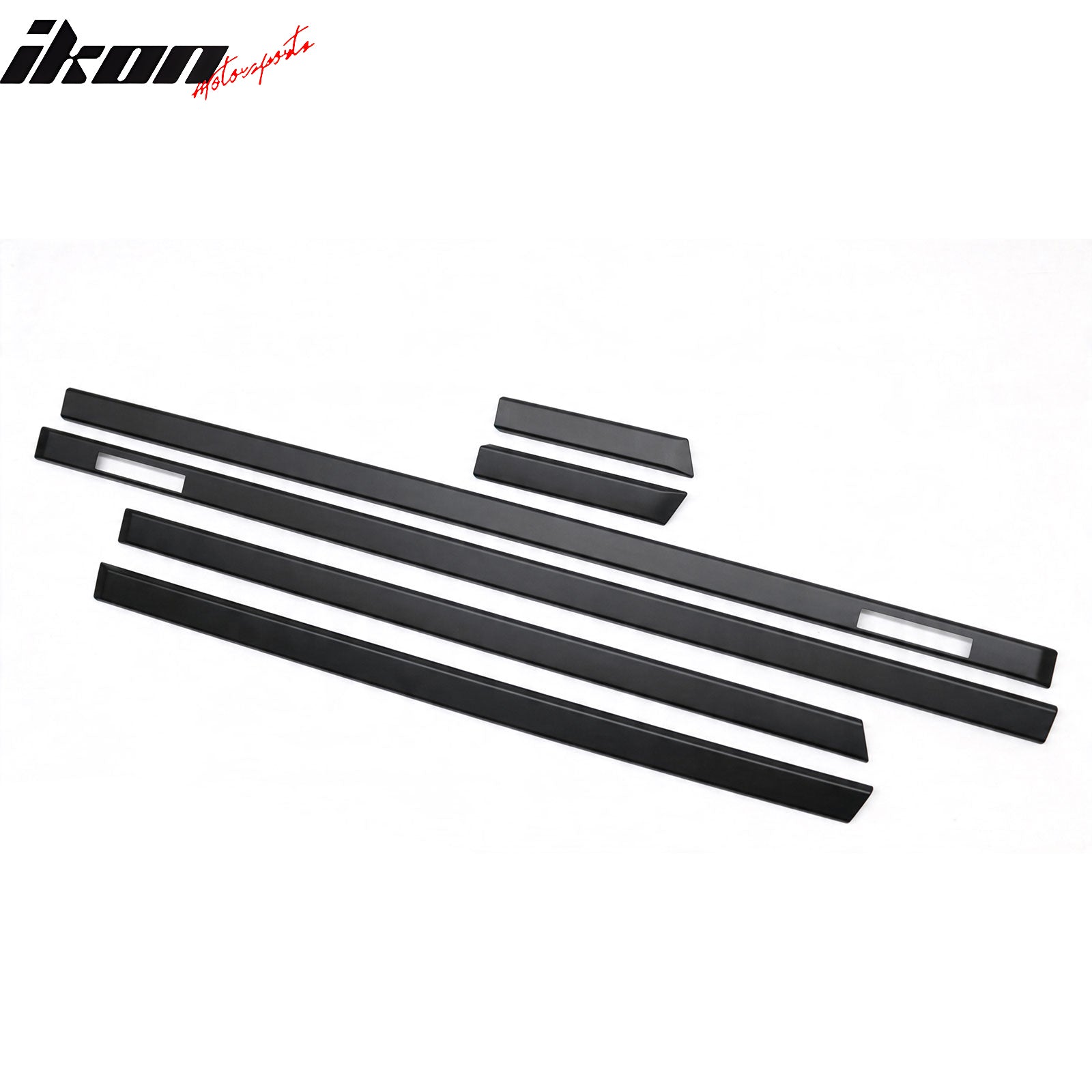 Fits 96-03 BMW E39 5-Series M3 Style Door Side Body Guard Moulding Trim 6PCS
