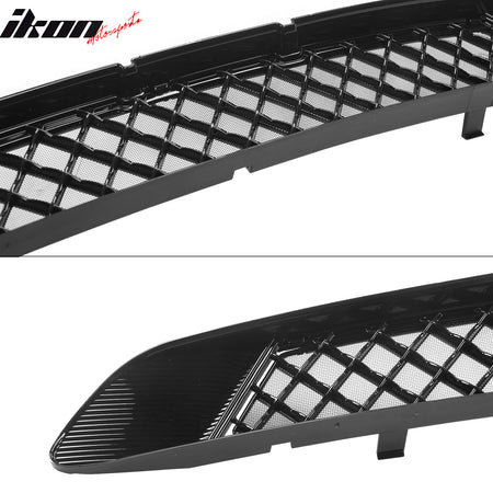 For 17-23 Tesla Model 3 Air Vent Cover Intake Inlet Front Grille Gloss Black ABS