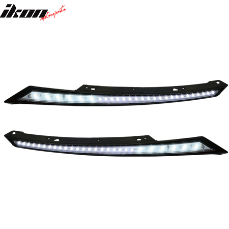 Fits 16-20 Honda Civic 10th Gen Black Eyebrow Light 3 Colors Running Light