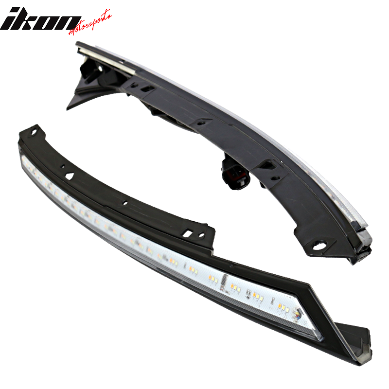 Fits 16-20 Honda Civic 10th Gen Black Eyebrow Light 3 Colors Running Light