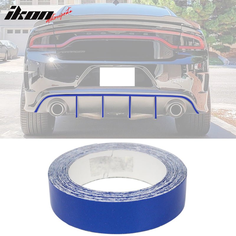 1.5CMx5M Blue 3M Reflective Stickers Vinyl Pinstripe Safety Warning Ta