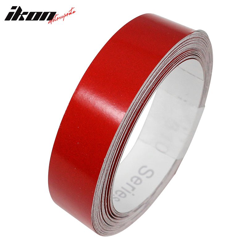 1.5CMx5M Red 3M Reflective Stickers Vinyl Pinstripe Safety Warning Tape