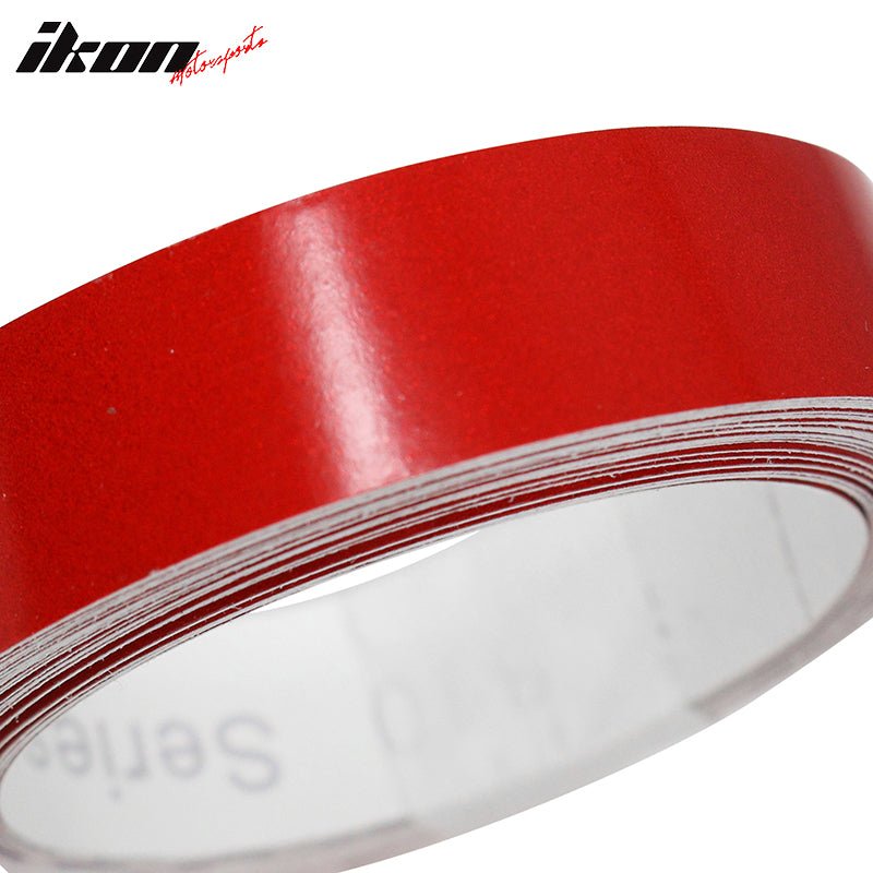 1.5CMx5M Red 3M Reflective Stickers Vinyl Pinstripe Safety Warning Tape