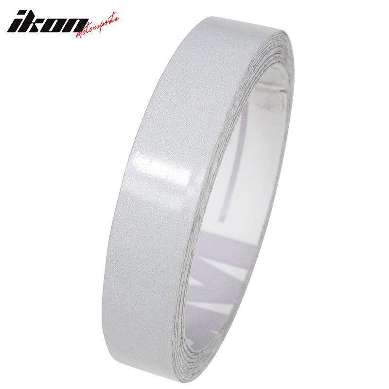 1.5CMx5M White 3M Reflective Stickers Vinyl Pinstripe Safety Warning Tape