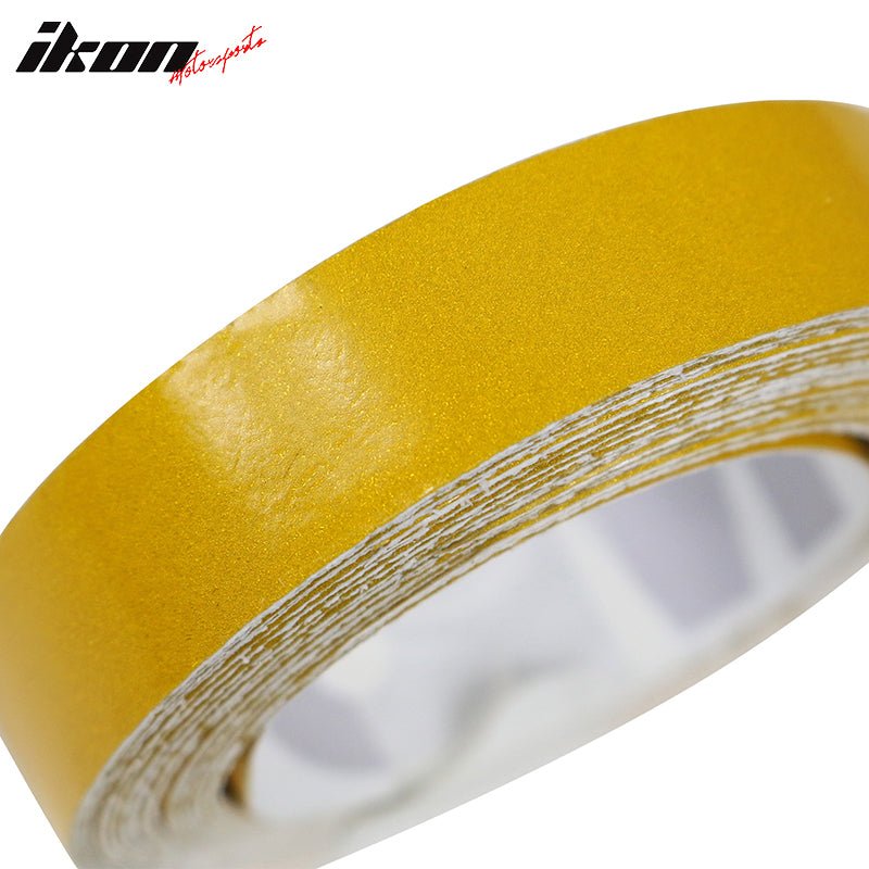 1.5CMx5M Yellow 3M Reflective Stickers Vinyl Pinstripe Safety Warning Tape