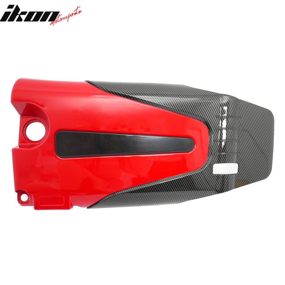 2022-2026 Honda Civic Type R Engine Cover Carbon Fiber Paint & Red ABS