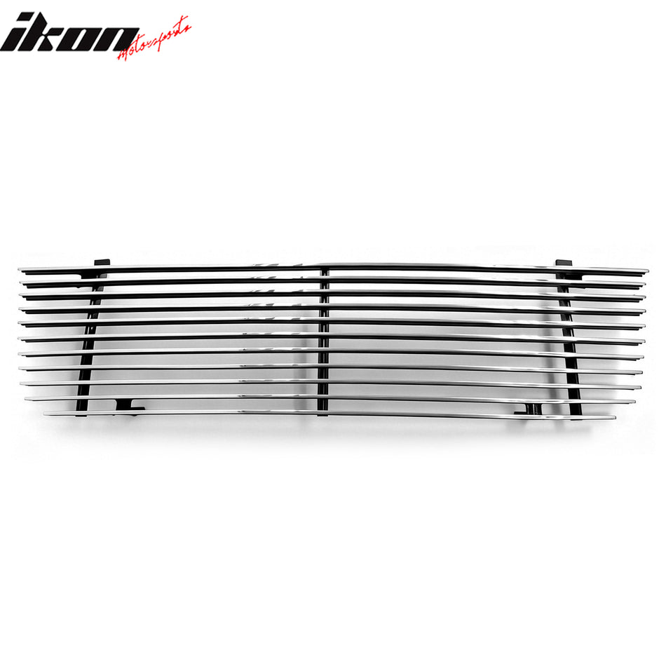 1993-1997 Ford Ranger Chrome Billet Style Front Bumper Upper Mesh Grille Grill