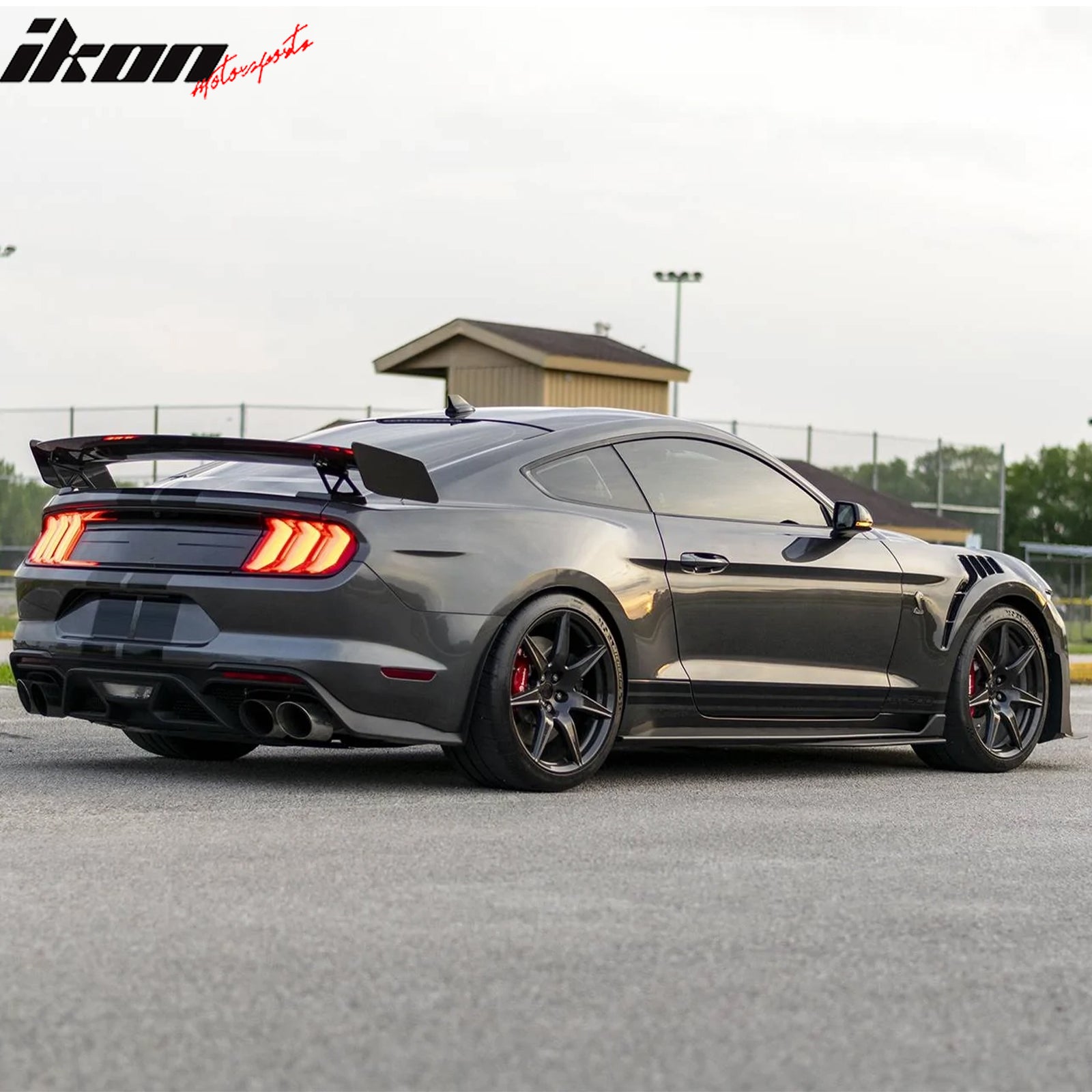 Fits 15-17 Ford Mustang V6/GT GT500KR Style Front Fenders Aluminum Side Panel