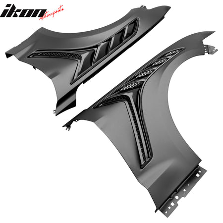 Fits 15-17 Mustang GTD Style Front Fenders Aluminum Driver Passenger Side Panel
