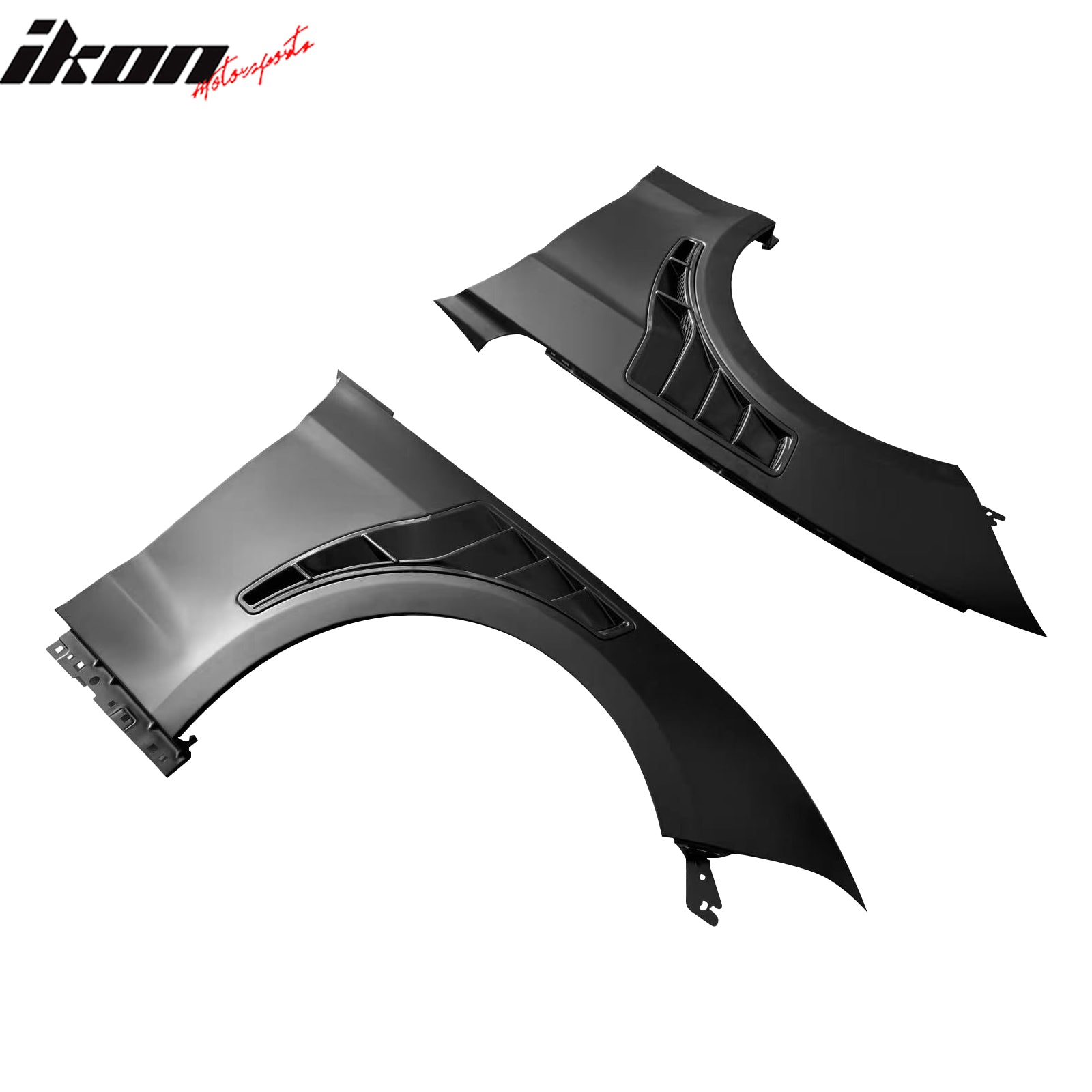Fits 18-23 Ford Mustang V6/GT/Bullitt GT500KR Style Front Side Fenders- Aluminum