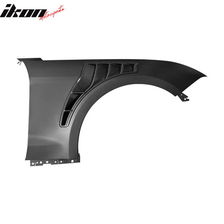 Fits 18-23 Ford Mustang V6/GT/Bullitt GT500KR Style Front Side Fenders- Aluminum