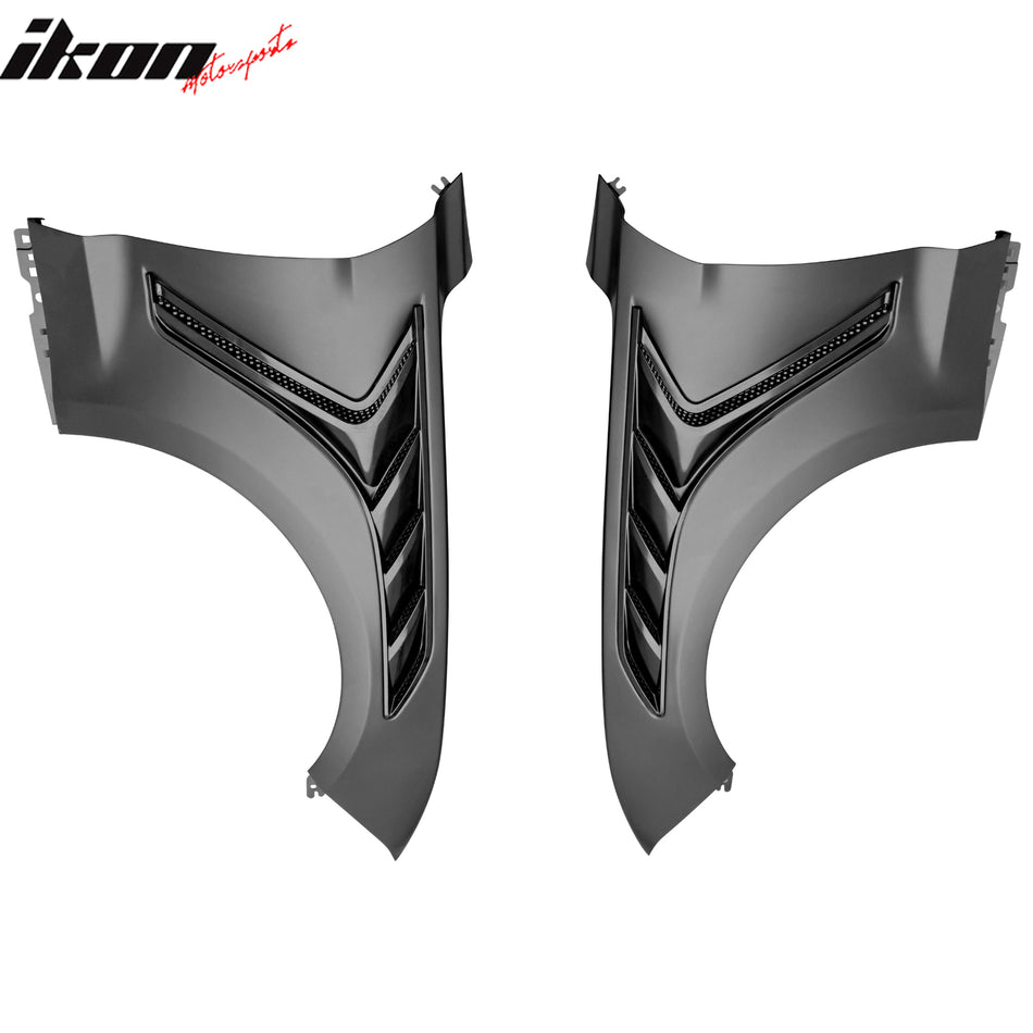 2018-2023 Ford Mustang GTD Style Front Fenders Aluminum Side Panel