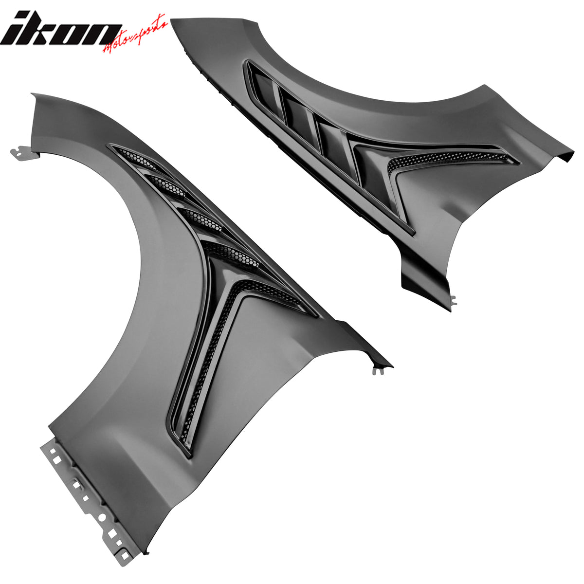 Fits 18-23 Ford Mustang V6/GT/Bullitt GTD Style Front Side Fenders - Aluminum