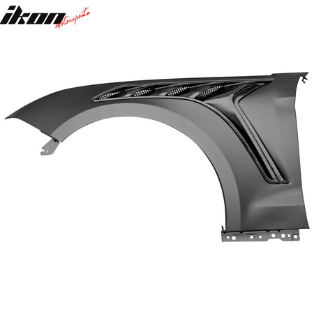 Fits 18-23 Ford Mustang V6/GT/Bullitt GTD Style Front Side Fenders - Aluminum