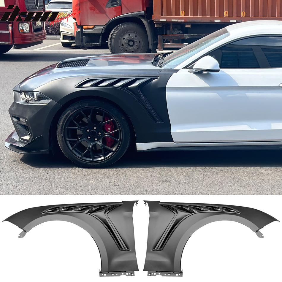 2018-2023 Ford Mustang GTD Style Front Fenders Aluminum Side Panel