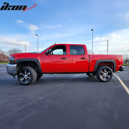 Fit 07-13 Silverado 1500 69.3" Short Bed OE Style Fender Flares 4PC Unpainted PP