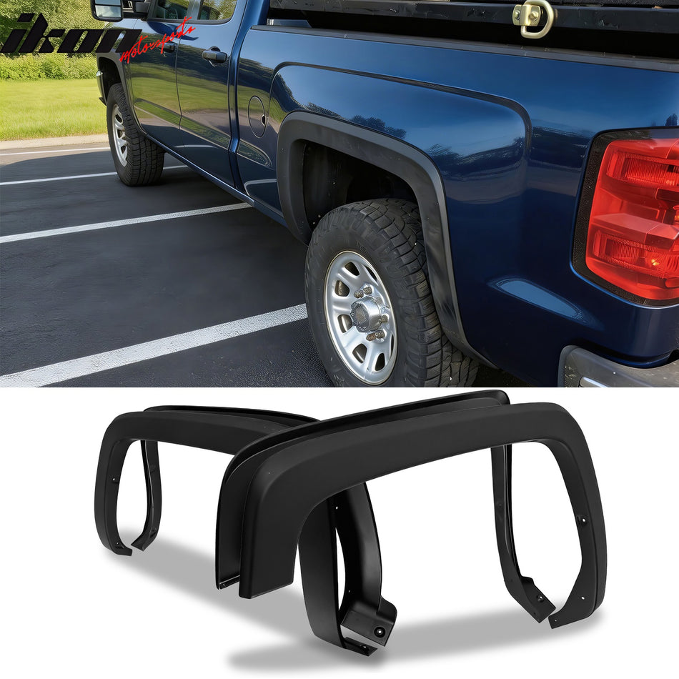 2014-2018 Chevy Silverado 1500 2500HD 3500HD Fender Flares OE Style PP