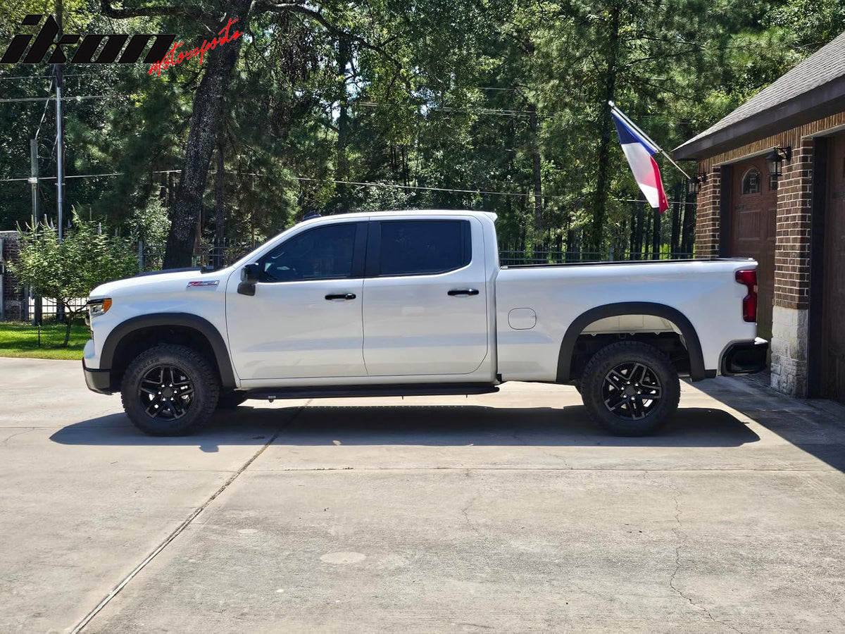 Fits 19-23 Chevy Silverado 1500 OE Style Fender Flares Textured Black 4PC - PP