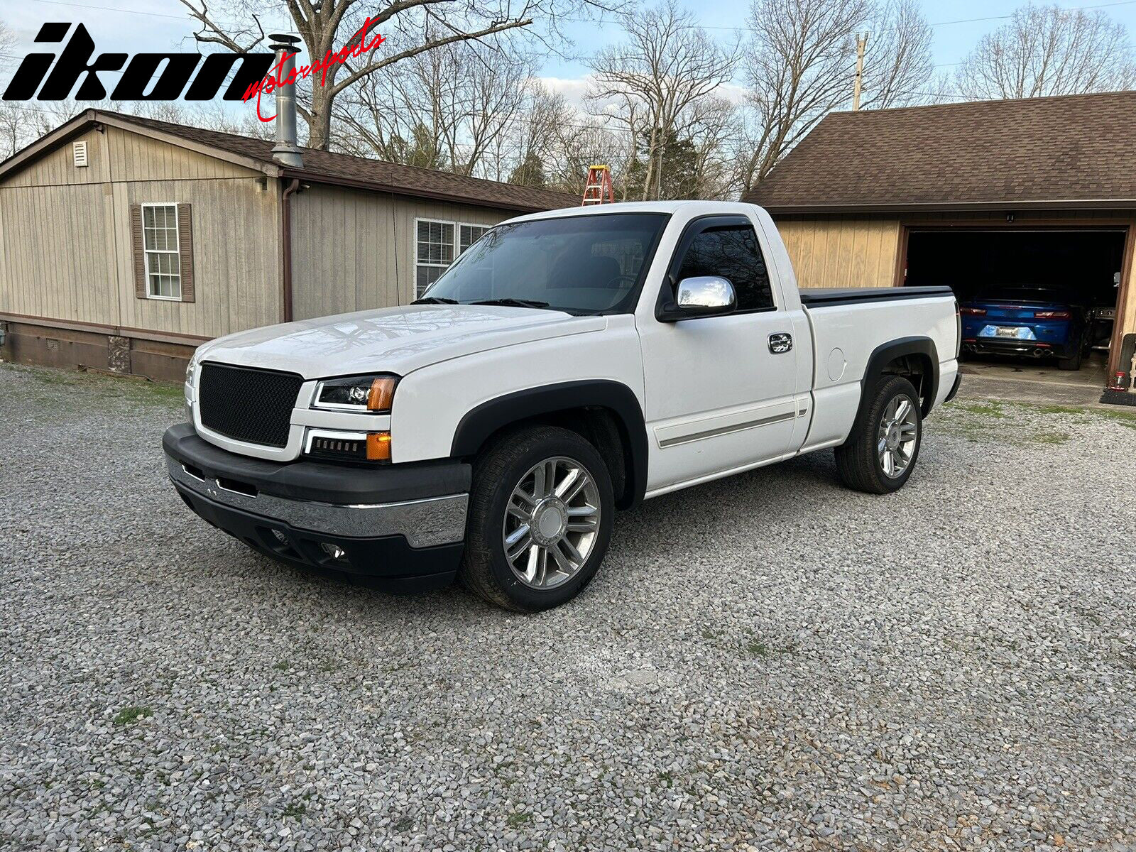 Fits 99-06 Chevy Silverado/GMC Sierra OE Style 4PCS Fender Flares Wheel Cover PP