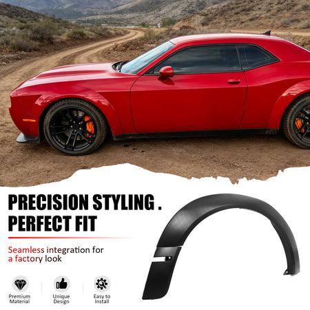 Fit 2018-2023 Dodge Challenger Widebody OE Style Front Fender Flares