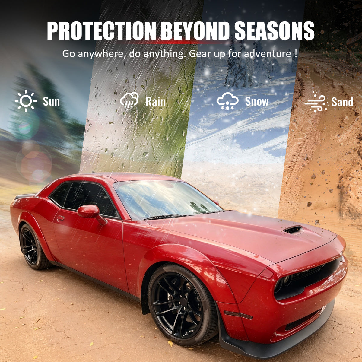 For 18-23 Dodge Challenger Widebody OE Style Front Fender Flares Unpainted 2PCS