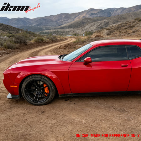 For 18-23 Dodge Challenger Widebody OE Style Front Fender Flares Unpainted 2PCS
