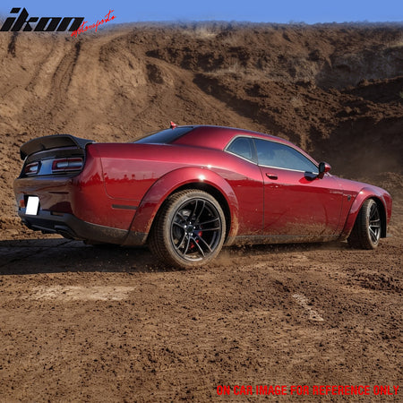 For 18-23 Dodge Challenger Widebody OE Style Rear Fender Flares Unpainted 2PCS
