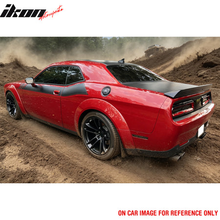 For 18-23 Dodge Challenger Widebody OE Style Rear Fender Flares Unpainted 2PCS