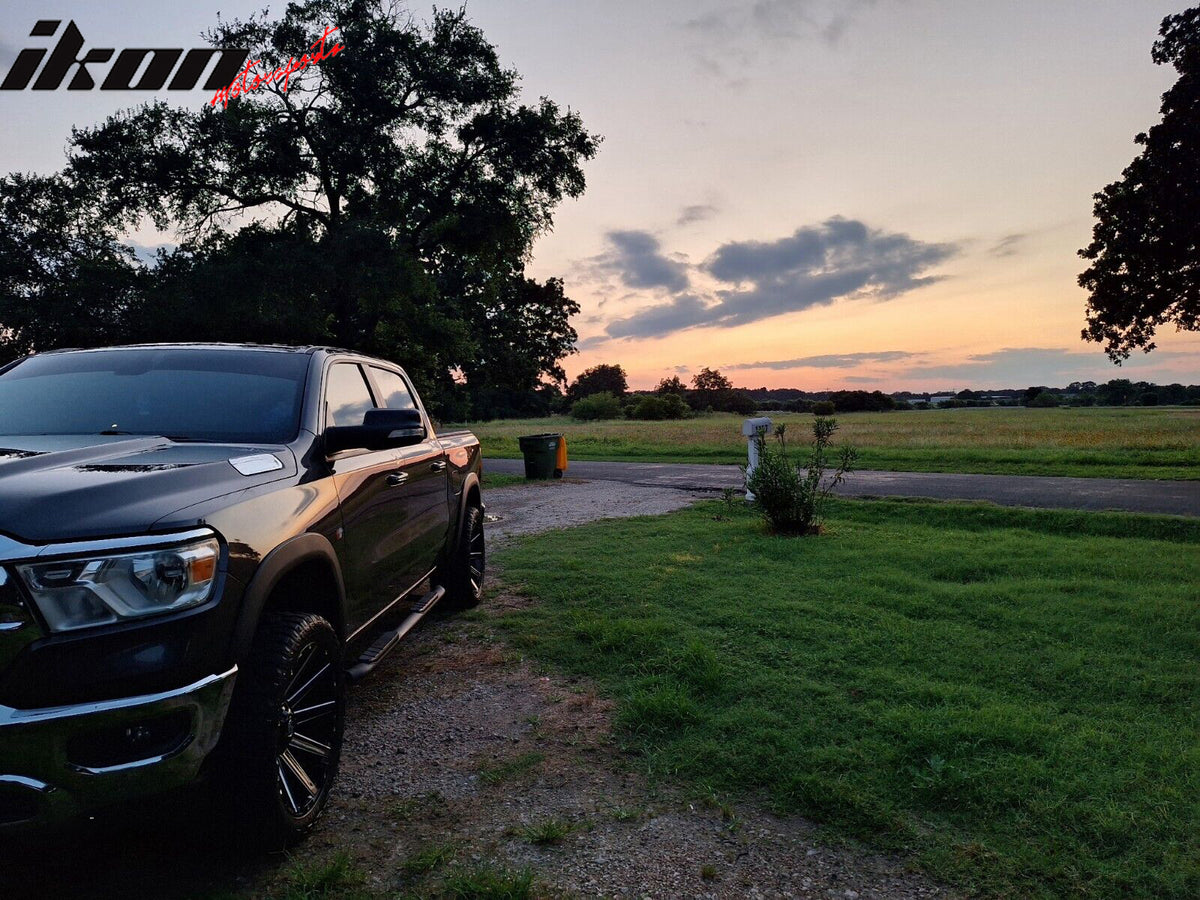 Fits 19-25 Dodge Ram 1500 OE V2 Style Textured Black Fender Flares 4PCS Set - PP