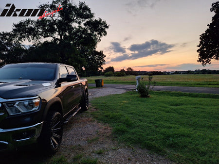 Fits 19-25 Dodge Ram 1500 OE V2 Style Textured Black Fender Flares 4PCS Set - PP