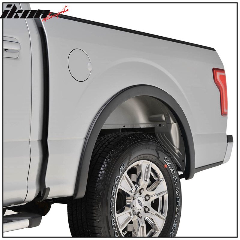 Fits 15-17 Ford F150 OE Factory Style Fender Flares 4Pc Smooth Black - PP