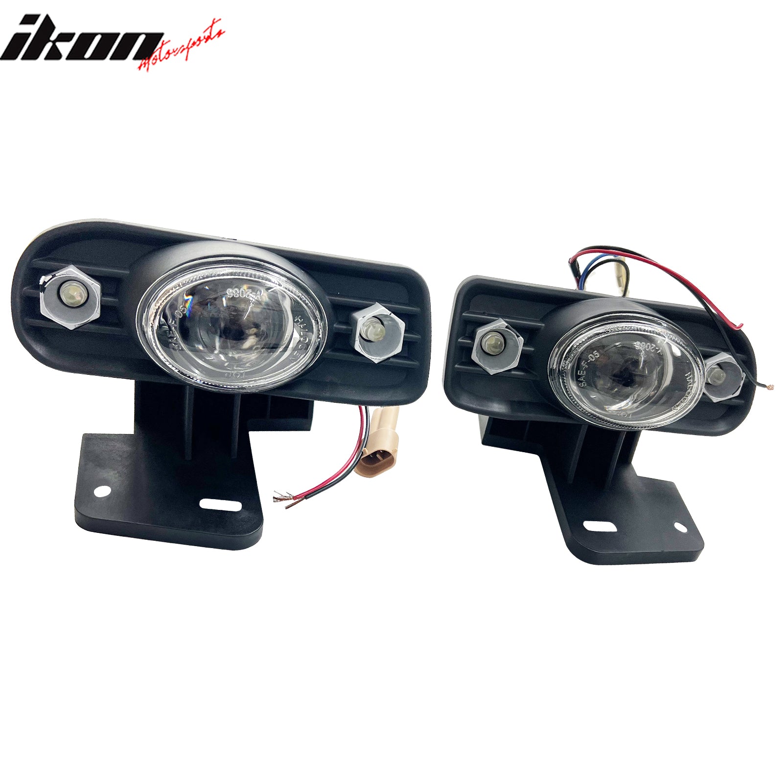 For 99-02 GMC Sierra 00-05 Yukon/ Yukon XL Front Bumper Fog Lights Black Housing
