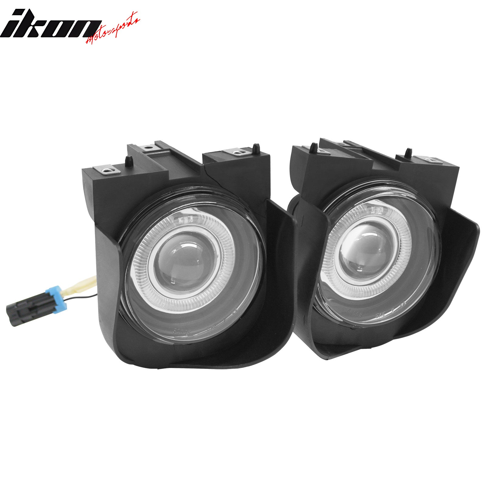 Fits 99-01 Ford Explorer Front Bumper Clear Lens Fog Lights Lamp Assembly Pair