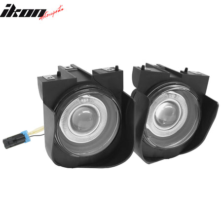 Fits 99-01 Ford Explorer Front Bumper Clear Lens Fog Lights Lamp Assembly Pair